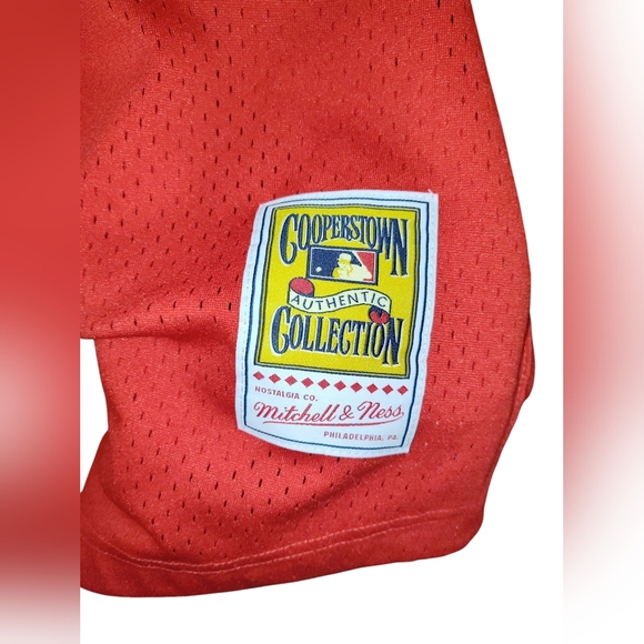 Michell & Ness Atlanta Braves Dale Murphy #3 Mesh V-Neck Jersey Men's Sz 6XL 68 - Picture 4 of 7